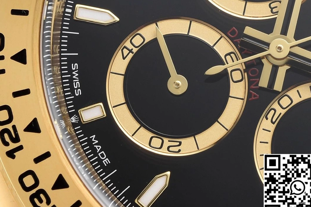 M126518 Daytona Cosmograph Black Rolex Clean Bezel Factory 0707